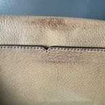 Tory Burch Tan Gold Wallet Crossbody Bag with Logo 8x2x5 pebbled leather Photo 4