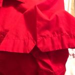 White Stag Women’s Plus Size Short Sleeve Red button down dress shirt 18/20W Photo 4