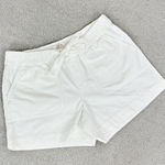 Loft Ann Taylor Cotton Canvas Chino Shorts White Size 4 Photo 0
