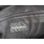 Vintage Style & Co. Sling Woven Blue Large Shoulder Bag Tote Women’s Purse Photo 14