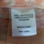 Tularosa NEW Kaia Orange Floral Ruffle Short Sleeve Peplum Crop Blouse Top Sz M Photo 5