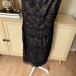 Tadashi Shoji Black Lace Dress Size 16 Formal Cocktail Photo 3