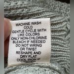 Moon & Madison Sage Waffle knit Frey Trim Cute Sweater Pull Over Sage Green Sz S Photo 7