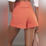 Pilcro NWOT  The Kit High-Rise Utility Shorts~Tangerine~Size 32~Anthropologie Photo 3