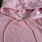 H&M  embroidered preppy bubblegum pink hoodie Photo 1
