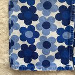 ZARA Jeans Straight Leg High Rise Daisy Print Boho Hippie Floral Blue White 4 Photo 8