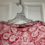 Ralph Lauren Lauren  Pink-Red/White Print Blouse M Photo 2