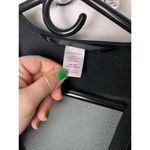 Faded Glory  Black Red Gray Fleece Poncho Wrap Photo 3