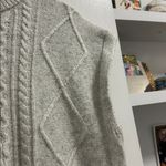 Sincerely Jules  mock neck grey sweater vest Photo 4