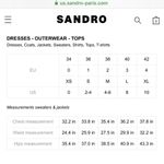 Sandro  Paris Roselia Knit Bodycon Black Red Space Dye Tank Dress Size 2 Photo 14