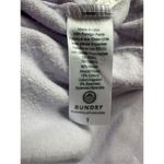 Sundry  Long Sleeve Puff Shoulder Sweatshirt in Lavender Orchid Size 1 (Small) Photo 5