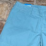 Columbia Compass Ridge Mid Rise 4” Inseam Pockets Cotton Light Blue Shorts 4 Photo 7