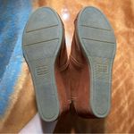 Toms  Desert Suede Wedge Lace Up Shoes size 9.5 rust orange brown color Photo 3