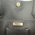 Tory Burch Perry Pebbled Leather Tote Bag Black Large Photo 13