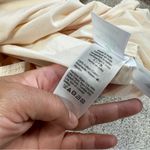 J.Crew Women’s Cotton Poplin Tie-Sleeve Button Front Romper in Palest Peach M Photo 10