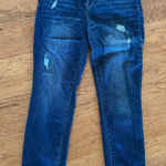 Nicole Miller  New York Jeans Women’s 10 Soho High-Rise Skinny Crop Distressed Photo 0