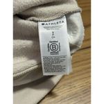 Athleta Retroplush Revive Half Zip Sweatshirt Cream Athleisure Size Small Preppy Photo 7