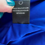 Halston Heritage Sleeveless Ponte Dress in Cobalt Blue Size US 2 Photo 12