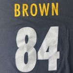 Majestic Pittsburg Steelers T-shirt. Size 2X. Antonio Brown Classic. Photo 7
