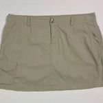 Columbia Skort Khaki Beige Tan Cargo Omni-Shield UPF Protection Size 6 Photo 3