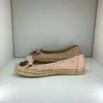 Vera Wang Simply  Pink Beaded Embellished Slip On Espadrille Flats 7 Photo 3