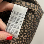 Chico's Chico’s Coolmax All Seasons Cheetah-Print Classic Button Down Shirt Photo 7