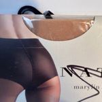 Natori  Marylin Sheer Tights Nude Black Size S Floral Detail Set of 2 Photo 4