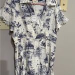 Umgee Landscape Print Collared Mini Dress NWT XL Photo 3