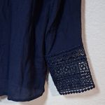 Counterparts Navy Blue Lace Detail Women's‎ Top Photo 2