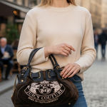 Juicy Couture  Vintage Couture Daydreamer Bag Scottie Dog Brown Velour Photo 1