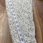 Woolrich  Silk Lambs Cable Knit Sweater Women's M Cream Brown Wood Floral Buttons Photo 9