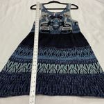Free People  Boho Crochet Hippie Sleeveless Knit Beaded top or dress size large Photo 3