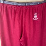 Psycho Bunny Size Small Red Pajama Pants Logo Waistband Super Comfy Soft Photo 5
