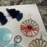 Lot Of 5 Statement Costume Earrings Pierced Dangle Photo 10