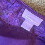 Amoureuse Purple Satin Two Piece Chemise Slip/Robe Set SIZE 4X Photo 2