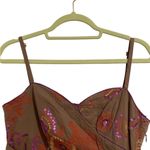 Chelsea and Violet Brown Sequin Tank Blouse Sz S Photo 1