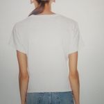 RE/DONE  Classic White Tee You're Cute Size L Photo 2