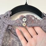 Free People Daydream Lake Periwinkle Bodycon Lace Mini Dress Size S Photo 4