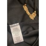 NWT $80 Studio One New York Dress 10 Black Taupe Long Sleeve Knit Tie Retro Photo 9