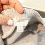 Intermix 100% Cashmere Long Sleeve V Neck Pullover Knit Sweater Gray Small Photo 1