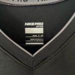 Nike  Pro Fitted Black V-Neck Tank Photo 2