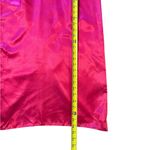 Vintage 80s Pink Satin Lace Puff Sleeve Prom Dress Hip Bow Womens Size 6 Photo 2