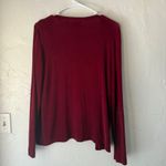 Chico's Travelers Cardigan Long Sleeve Open Front Burgundy Red Whimsigoth Witchy Photo 6