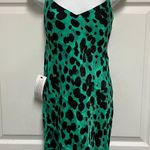 Topshop Abstract Animal Print Jacquard Slip Dress Photo 7