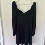 Wilfred Aritzia Novella Black Long Sleeve Mini Dress Size 0 Photo 6