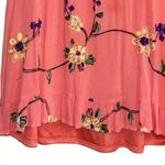 Liv Los Angeles coral embroidered off shoulder dress L Pink Size L Photo 1