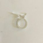 Handmade Fashion Bird in Flight Ring, Clear Custom Silhouette Photo 4