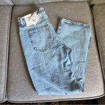ZARA Mid Rise Straight Leg Ankle Rigid Blue Jeans Sz 30 (8)USA Photo 2