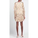 Caroline Constas Evelyn Dress in Beige Floral NWT Sz. M Size M Photo 2