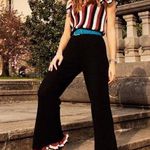 ZARA Crochet Grannycore Knitted Ruffles Cottagecore Grunge Black Small Photo 0